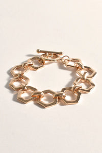 Chunky Geo Shapes Chain Bracelet