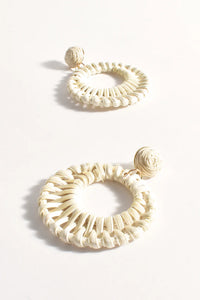 Rattan Summer Earrings