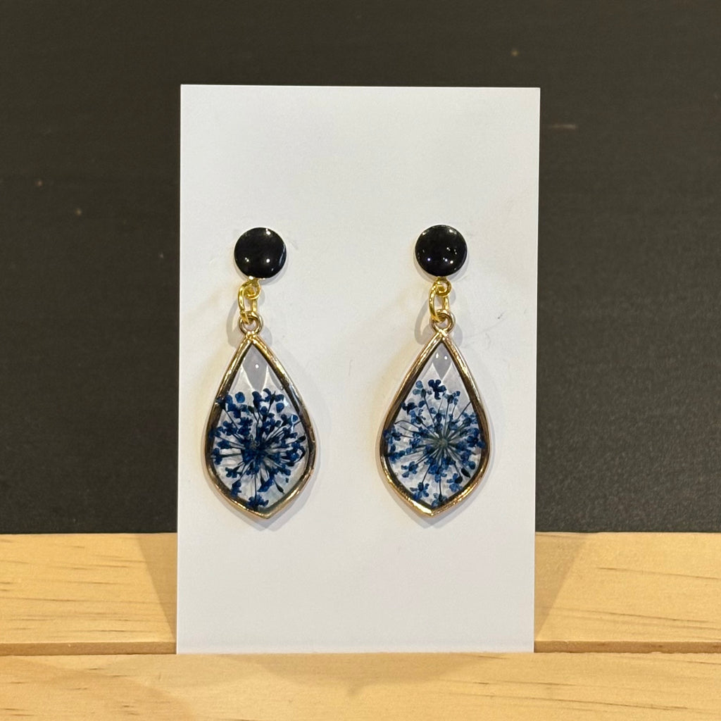 Annie's Flower Teardrop Earrings- 12