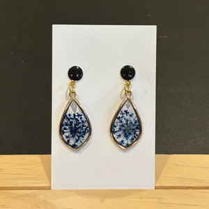 Annie's Flower Teardrop Earrings- 12