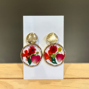Rose Petal Earrings - 13