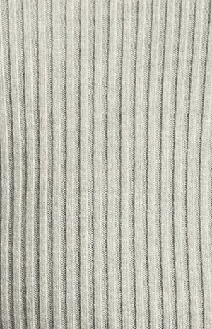 V Neckline Flare Sleeves Knit