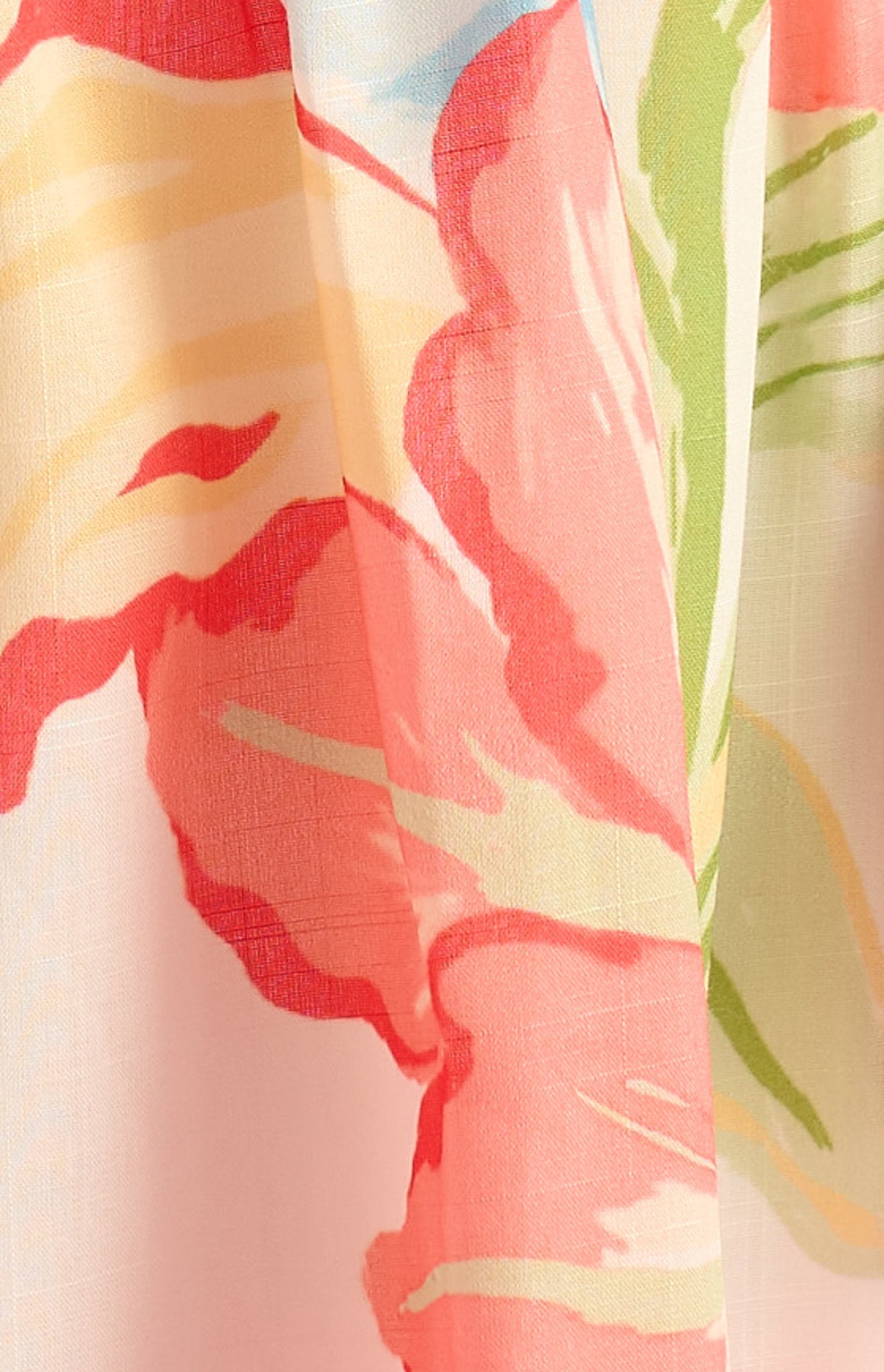 Floral Tiered Midi Dress With Tie Back Detail - Watermelon